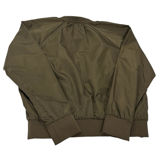 🧥 Free People‎ Midnight Bomber Jacket Olive Green Women’s L 🧥 - Picture 3 of 5